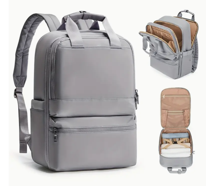 תיק גב מותאם ללימודים עם תא מובנה ללפטופ / אייפד ותאים קטנים