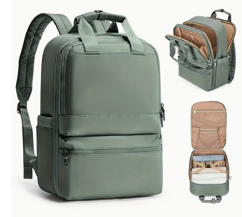 תיק גב מותאם ללימודים עם תא מובנה ללפטופ / אייפד ותאים קטנים