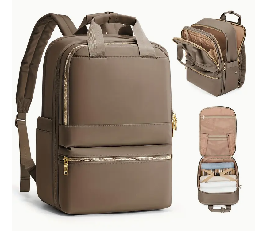 תיק גב מותאם ללימודים עם תא מובנה ללפטופ / אייפד ותאים קטנים