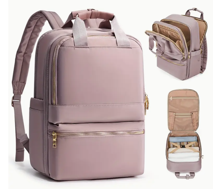 תיק גב מותאם ללימודים עם תא מובנה ללפטופ / אייפד ותאים קטנים